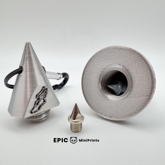 Speed Spike™ – Mini Track Spike Keychain with Carabiner