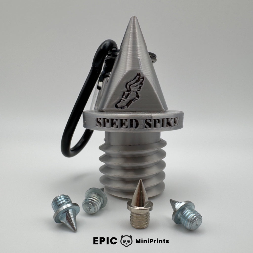 Speed Spike™ – Mini Track Spike Keychain with Carabiner